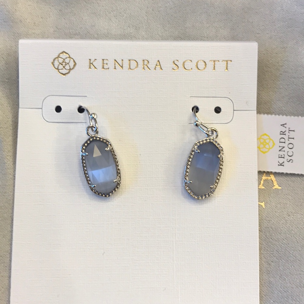 Kendra Scott Lee Silver Drop Earrings